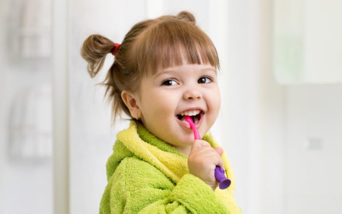 Teaching Small Children To Brush Their Teeth