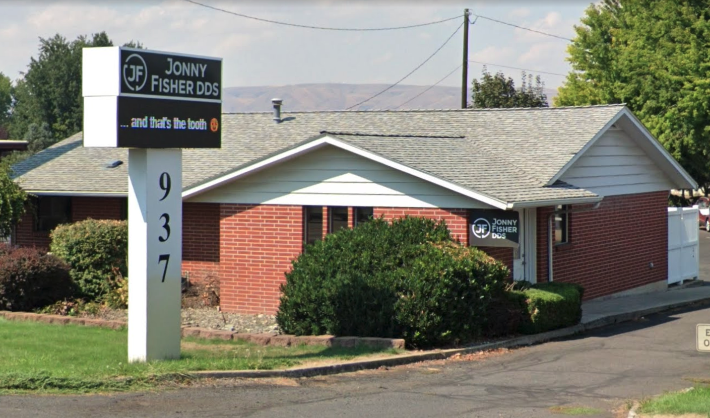 Jonny Fisher DDS Lewiston office exterior at 937 Bryden Ave